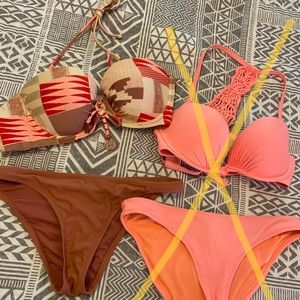 AE aerie size medium bottoms and 34D top